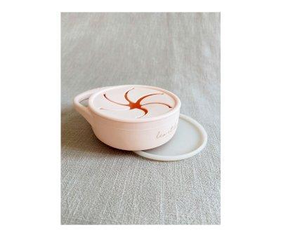 Gobelet distributeur de snacks pliable Dusty Rose