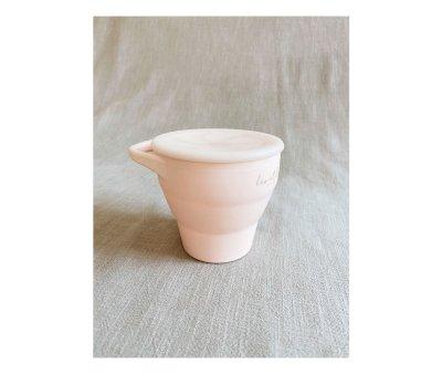 Gobelet distributeur de snacks pliable Dusty Rose