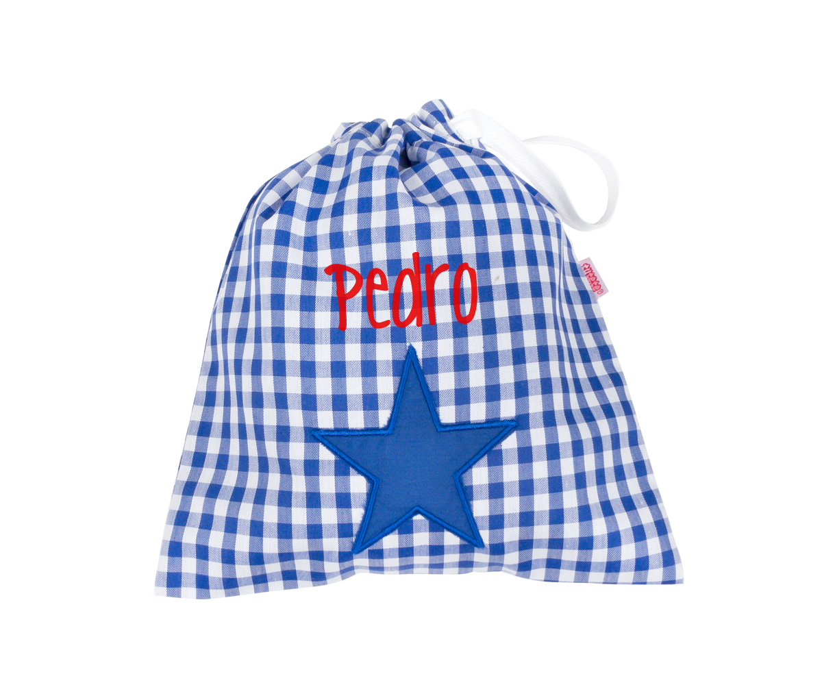 Borsa Merenda Big Star Vichy Blu Marine - Personalizzato