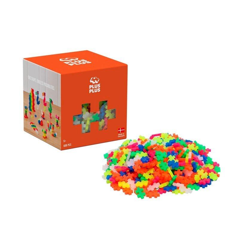 Cubo De Piezas: Neon 600 Pcs