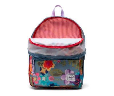 Herschel Heritage Backpack Paper Flowers Faded Denim Personalised