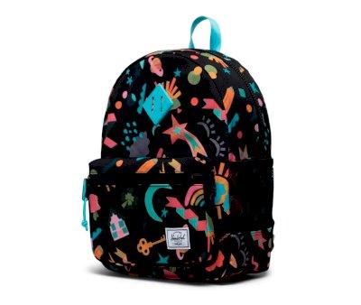 Herschel Heritage Kids Scrapbook Black Backpack Personalised