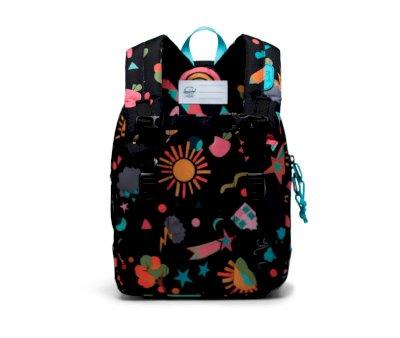 Herschel Heritage Kids Scrapbook Black Backpack Personalised