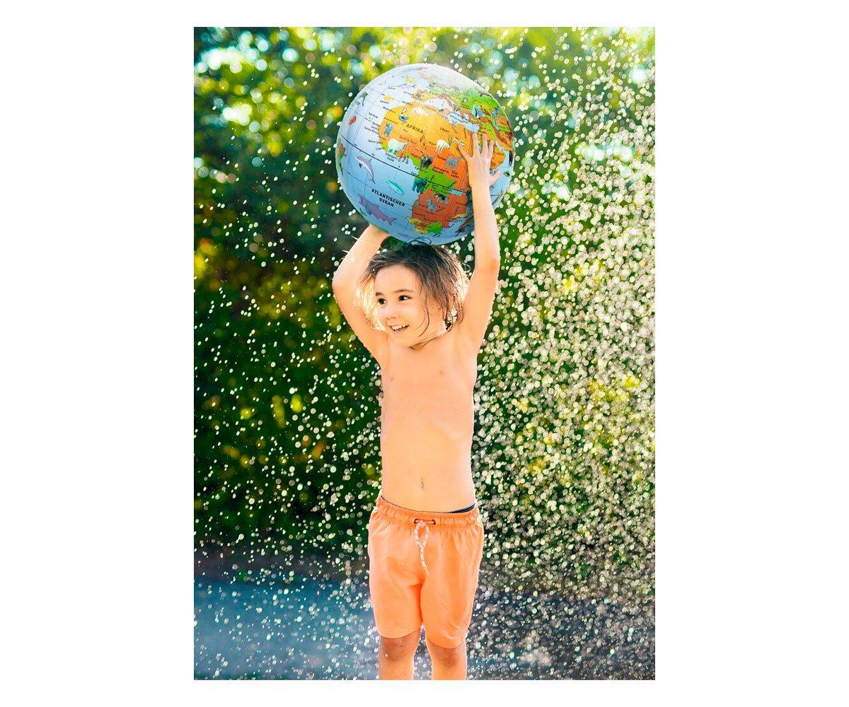 Pelota De Playa Inflable Globo Terráqueo