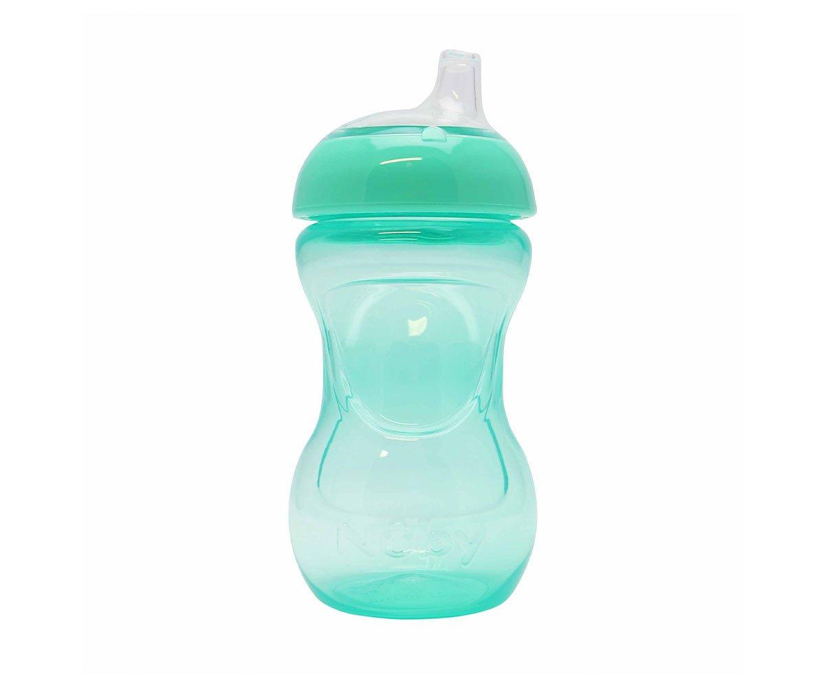 Mini copo antiderrame Aqua com fcil aderncia e tampa higinica
