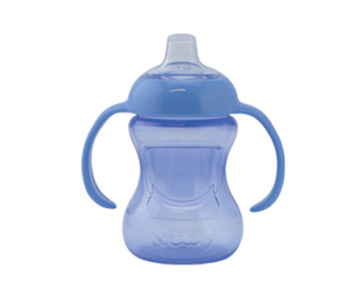 Mini Taza Antiderrame de Fcil Agarre con Tapa Higinica Blue