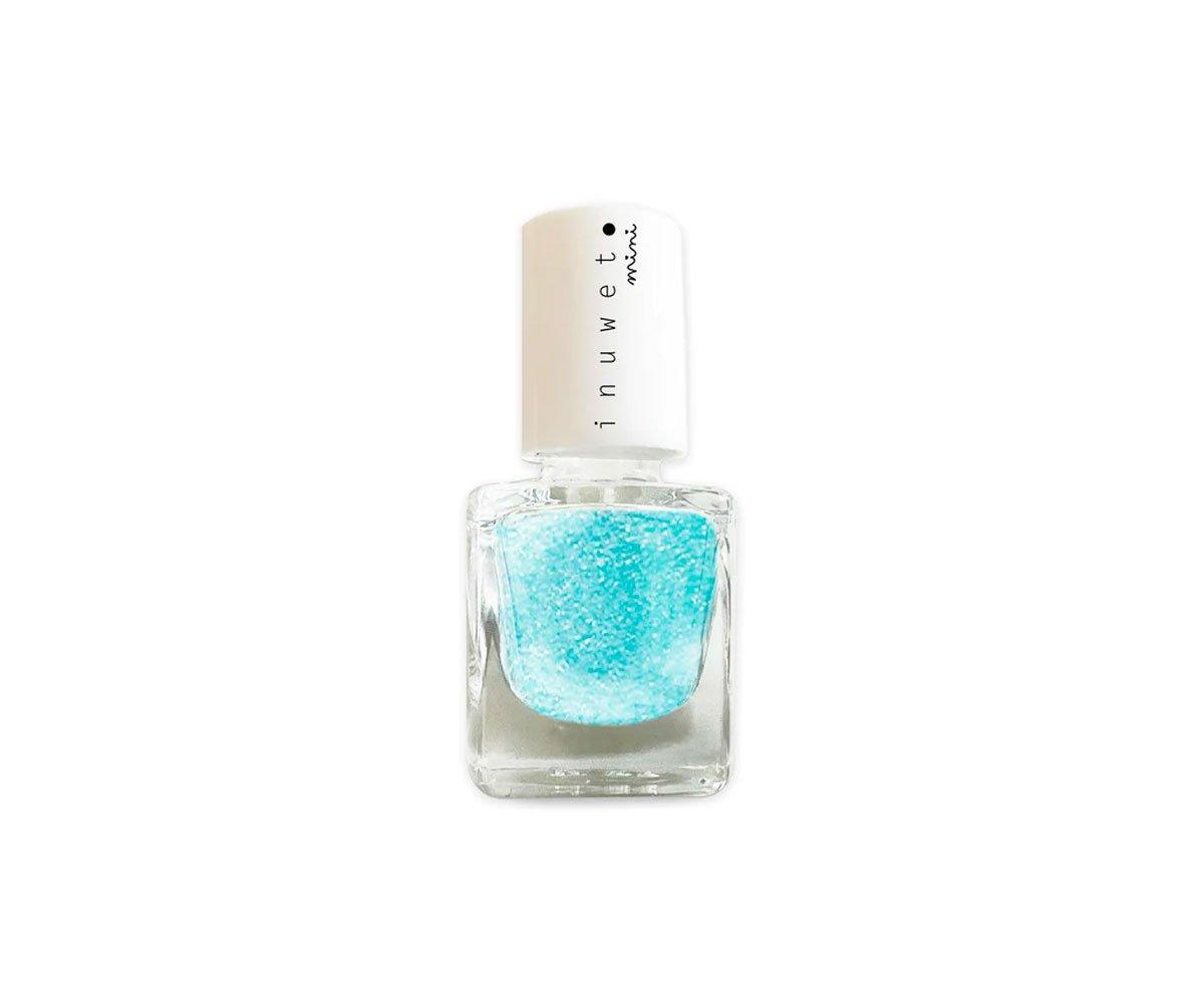 Vernis à Ongles Turquoise Parfumé à La Pomme  Pour Enfants