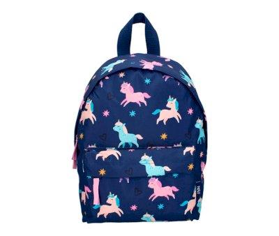 Small Backpack Think Happy Thoughts Personalized Unicorn