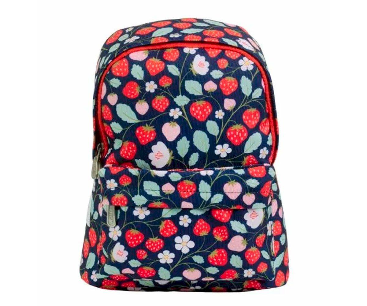 Mochila infantil Mini Strawberries Personalizável