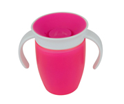 Tasse Anti-goutte avec poignes Miracle 360 Rose 200ml