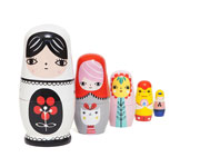 Matrioska di Legno Fleur&Friends