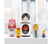 Matrioska di Legno Fleur&Friends