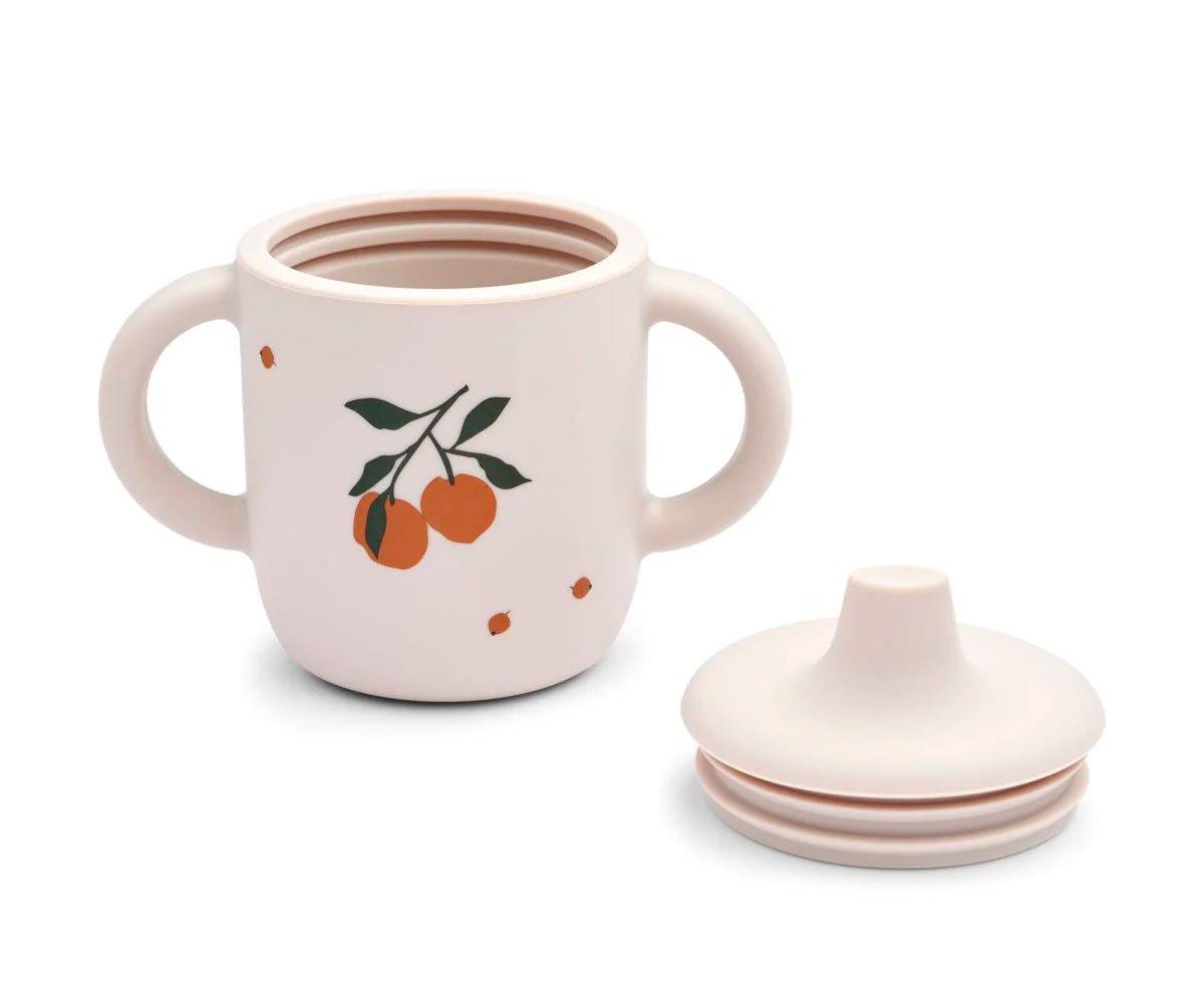 Tazza Apprendimento Neil Silicone Peach/Sandy