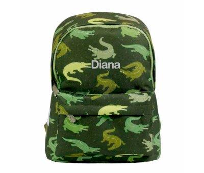 Mini Crocodiles Personalized Children's Backpack