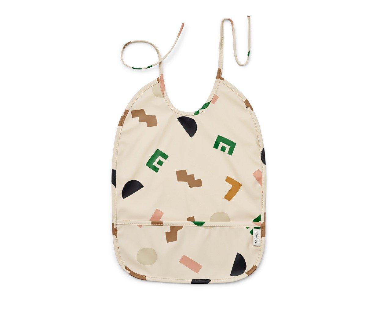 Babero Lai Bib Graphic Alphabet/Sandy