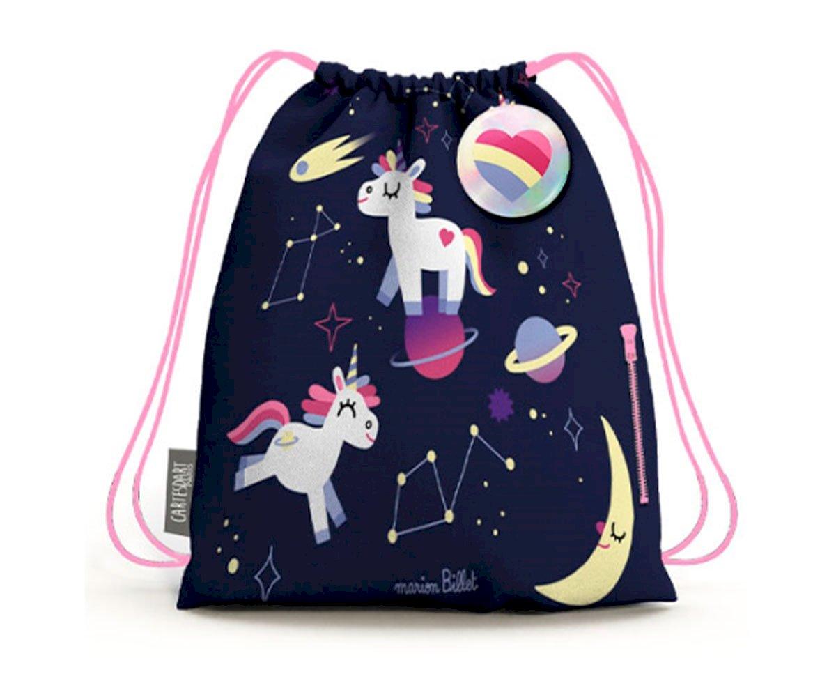 Mochila Saco Space Unicorn