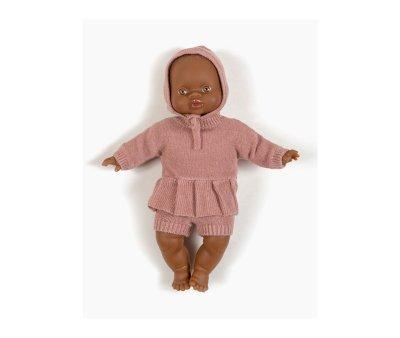 Ensemble en tricot Felicie rose