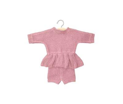 Ensemble en tricot Felicie rose
