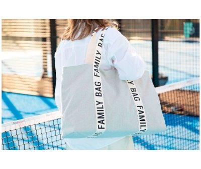 Borsone Family Bag Signature Canvas Off White