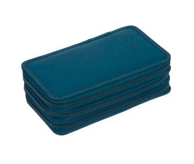 Estojo escolar Triple Navy