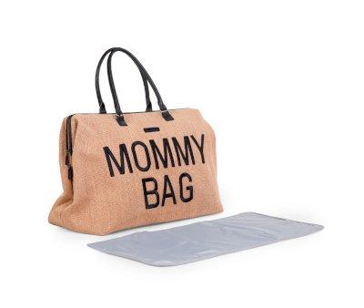 Borsone Mommy Bag Rafia Look