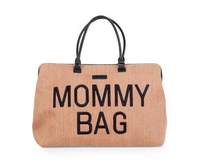Borsone Mommy Bag Rafia Look