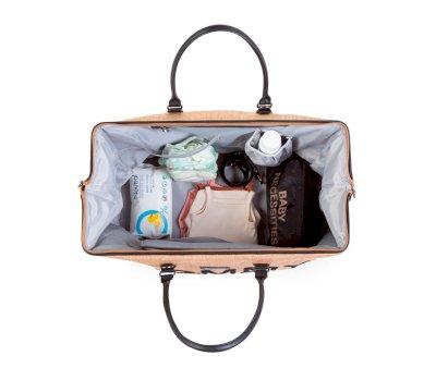 Borsone Mommy Bag Rafia Look