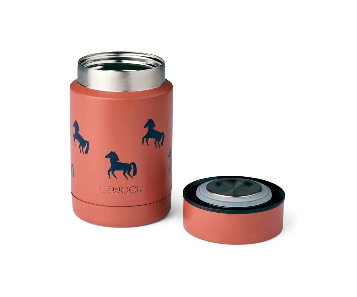 Thermos Pappa Nadja Horses/Dark Rosetta - Tutete