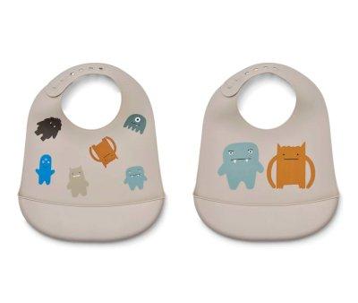 Pack 2 Bavagli Silicone Tilda Monster/Mist