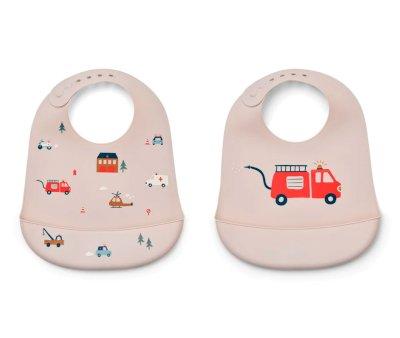 2 Babetes de Silicone Tilda Emergency Vehicle/Sandy