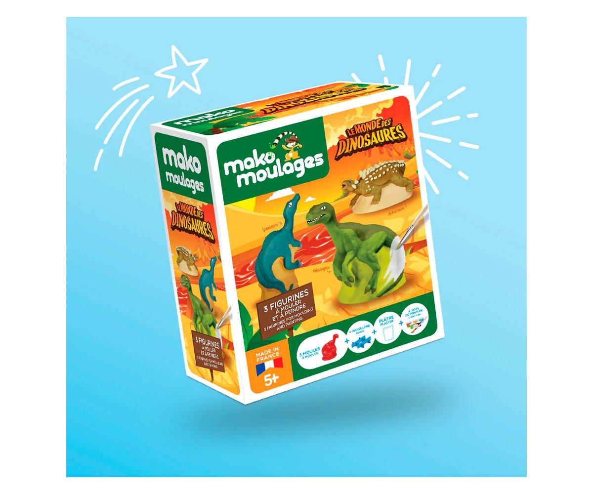 3 Moldes Mundo Dinossauros Mako