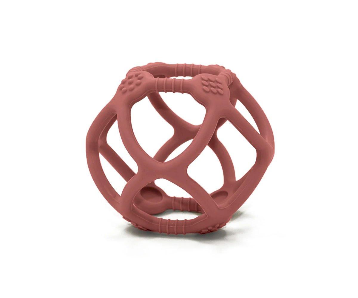 Palla Silicone Baby Ball  Mahogany Rose