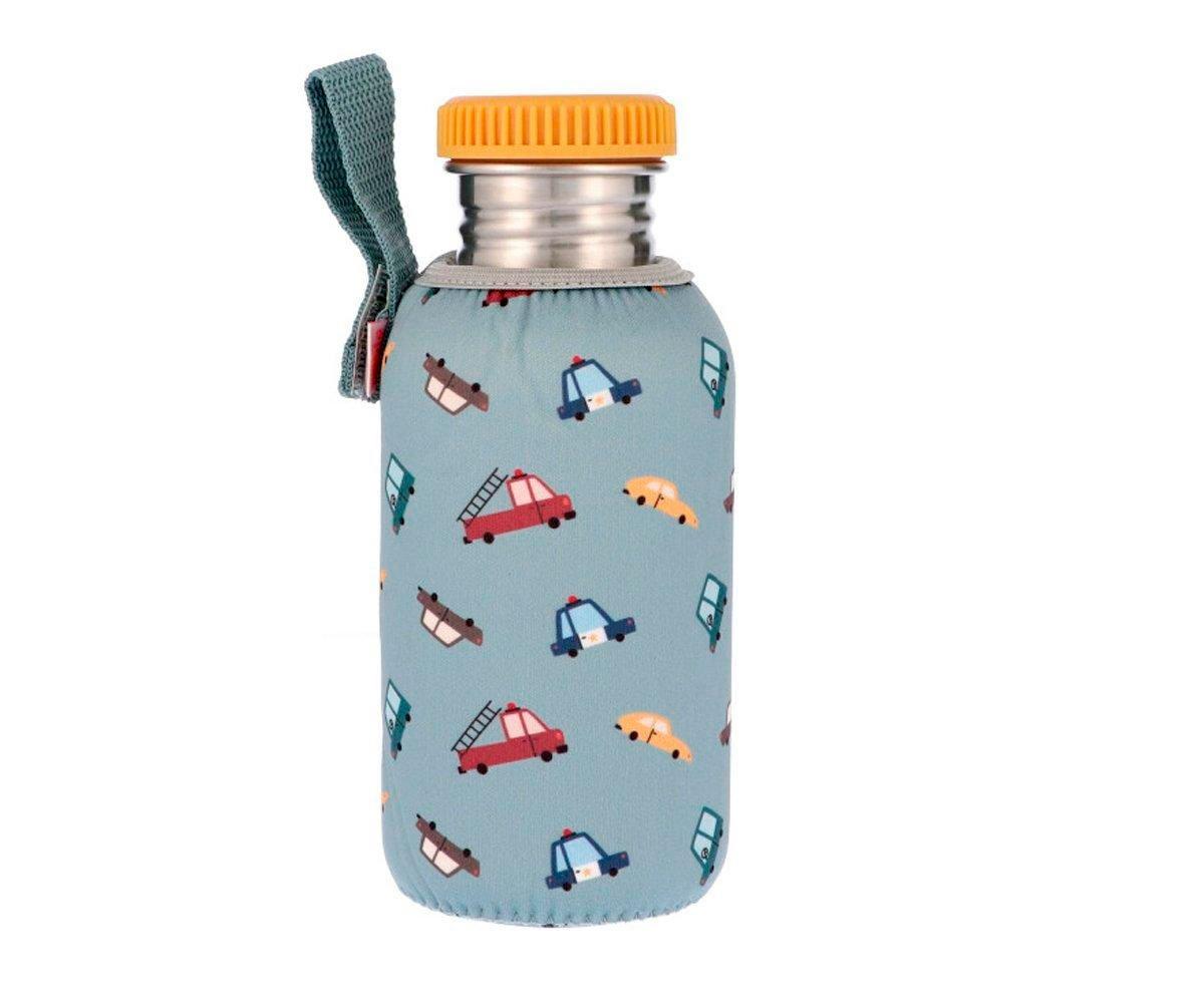 Forro De Neoprene Personalizável Vintage Cars 500 Ml