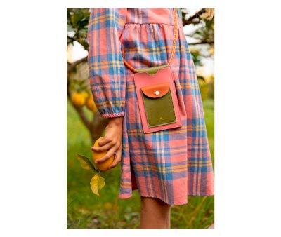 Bolsa de telemvel Sticky Lemon Large Farmhouse Flower Pink