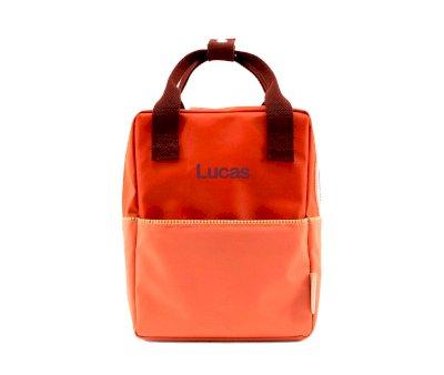 Mochila Pequena Personalizvel Sticky Lemon Meadows Love Story Red