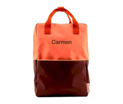 Mochila Grande Personalizvel Sticky Lemon Meadows Moonrise Pink