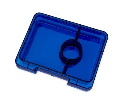 Bote  lunch Yumbox Snack Bento Monte Carlo Clear Navy  3 compartiments