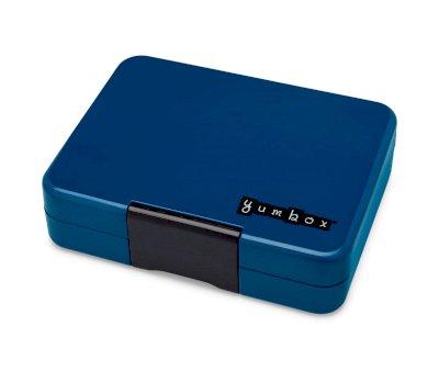 Bote  lunch Yumbox Snack Bento Monte Carlo Clear Navy  3 compartiments