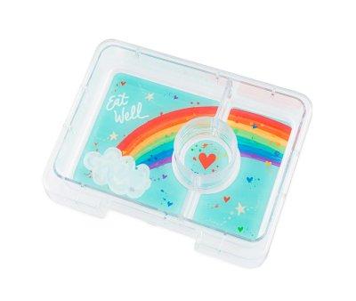 Yumbox Snack Lunch Box Fifi Pink Rainbow 3 Compartments