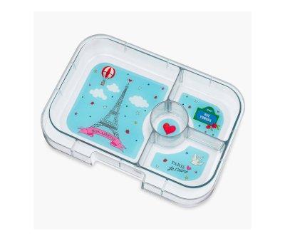 Caja Almuerzo Yumbox Panino Fifi Pink Paris Je T'aime 4 Compartimentos