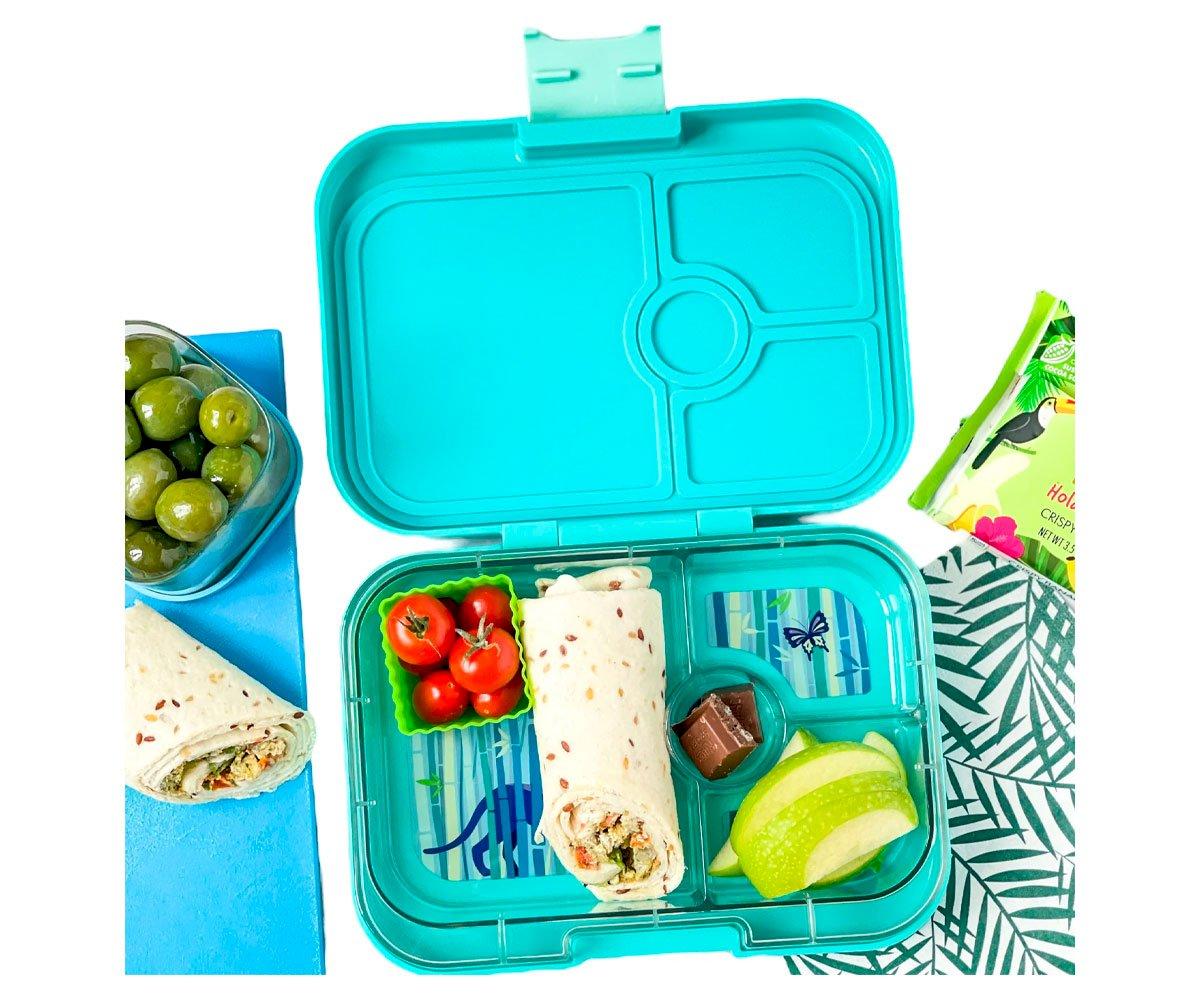 Lancheira Yumbox Tropical Aqua Com 4 Compartimentos