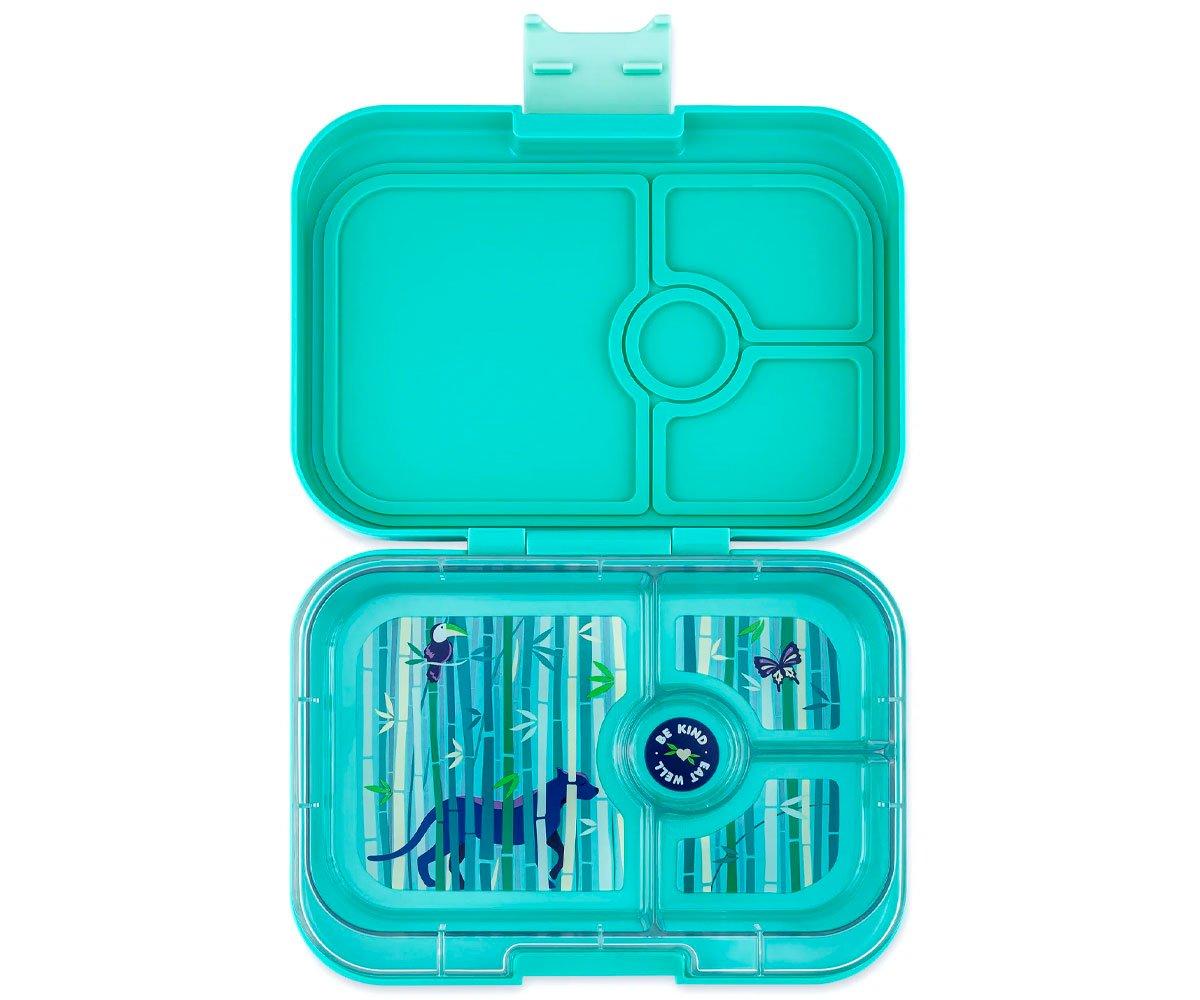 Lancheira Yumbox Tropical Aqua Com 4 Compartimentos