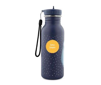 Botella Acero Trixie Mrs.Penguin 500ml + 6 Pegatinas Redondas Yellow Regalo