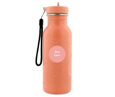 Bottiglia Acciaio Trixie Mr.Cat 500ml+6 Etichette Rotonde Rose Gratis