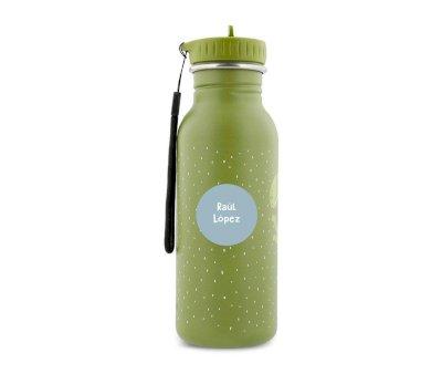 Botella Acero Trixie Mrs.Dino 500ml + 6 Pegatinas Redondas Blue Regalo