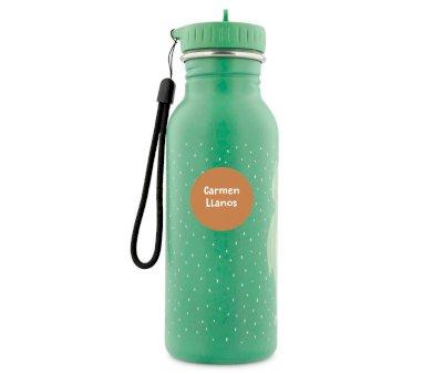 Garrafa de ao Mrs.Frog Trixie 500 ml + 6 adesivos redondos de presente Yellow