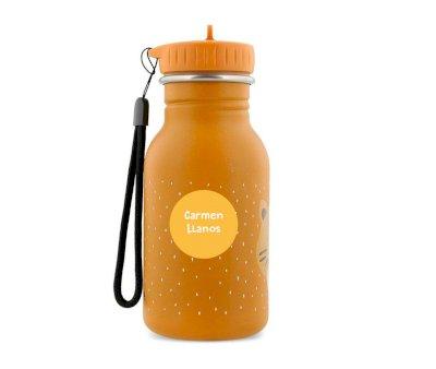 Bottiglia Acciaio Trixie Mr.Tiger 350ml+6 Etichette Rotonde Yellow Gratis