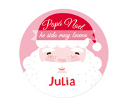 Pack 3 Distintivi Personalizzati Pap Noel ES Bimba