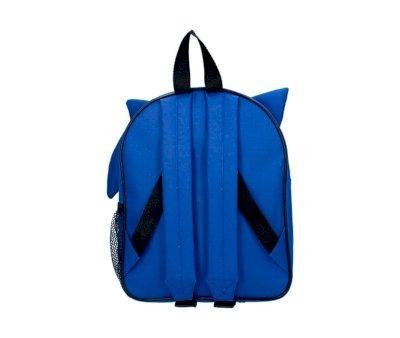 Mochila Pequea Sonic Fluffy Friends Blue Personalizable