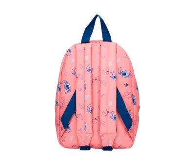 Mochila Pequea Stitch Made For Fun Peach